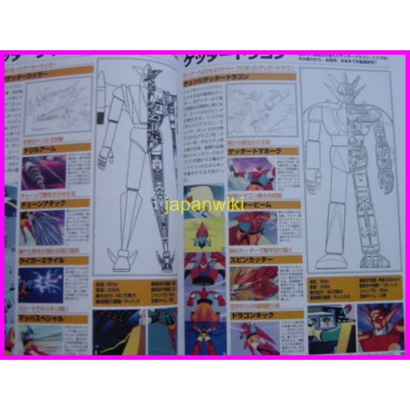 Toei Anime Anthology GREAT MAZINGER GETTER ROBOT G ANIME Magazine + CD Songs Go Nagai anime 70s