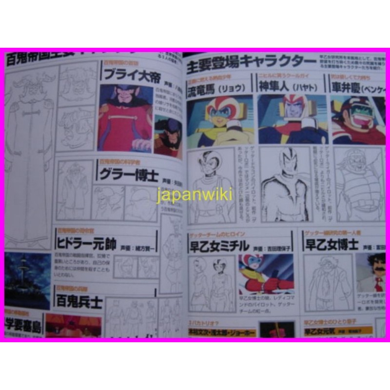 Toei Anime Anthology GREAT MAZINGER GETTER ROBOT G ANIME Magazine + CD Songs Go Nagai anime 70s