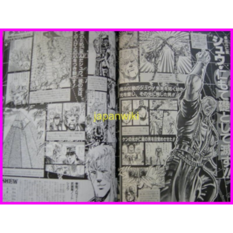 Hokuto No Ken il Guerriero ALL ABOUT MAN Big Album Illustration ArtBook Libro JAPAN anime 80s