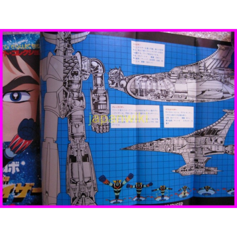 GRENDIZER GOLDRAKE ROMAN ALBUM ArtBook Libro JAPAN 