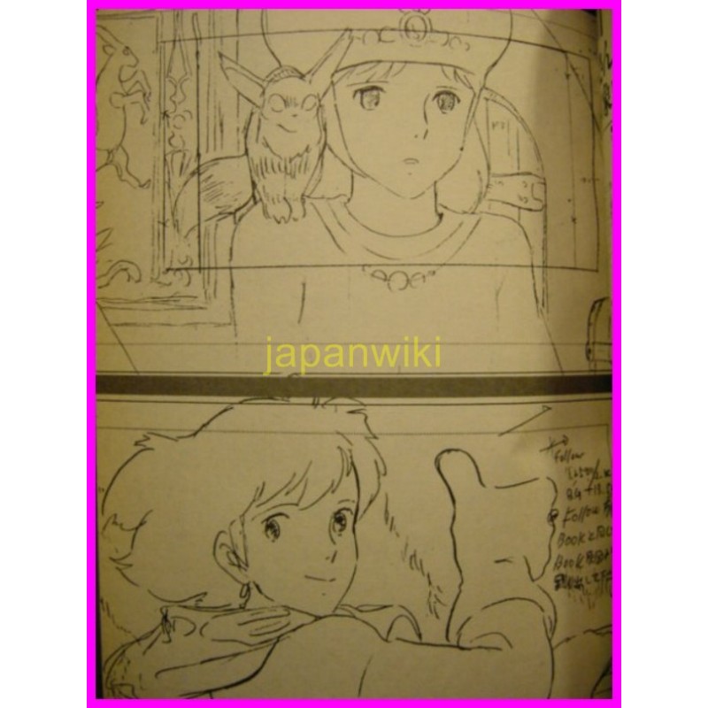 NAUSICAA Miyazaki ROMAN ALBUM ArtBook Libro JAPAN Ghibli