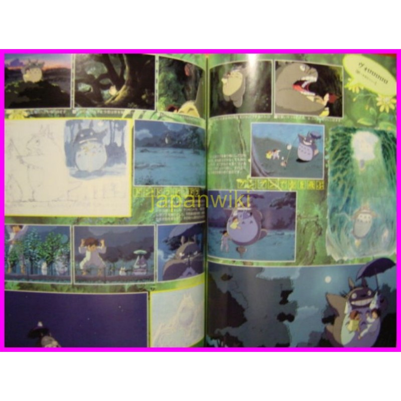 TOTORO Miyazaki ROMAN ALBUM ArtBook Libro JAPAN Ghibli