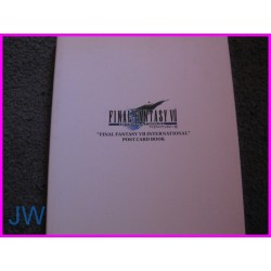 FINAL FANTASY Postcard 6 BOOK art Square FF 7 8 9 X2 Dissidia Advan art book Games