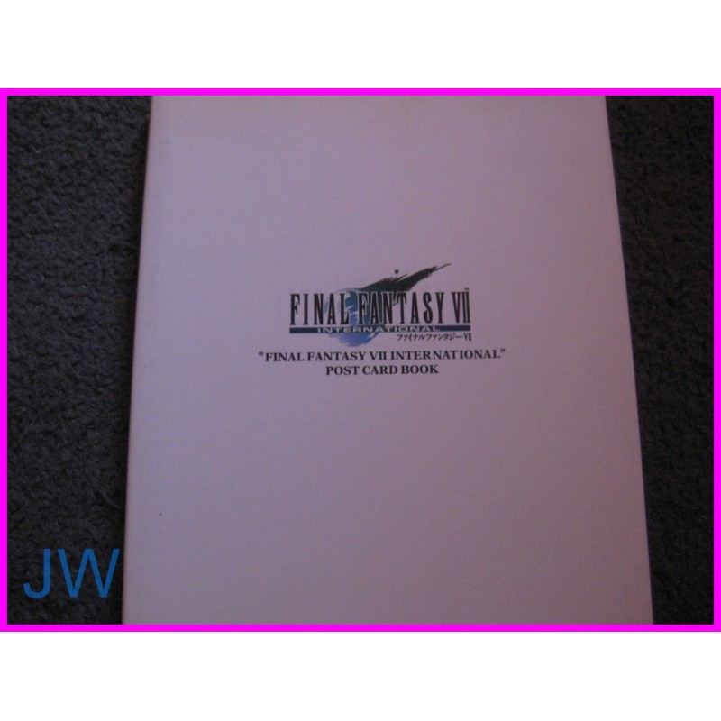 FINAL FANTASY Postcard 6 BOOK art Square FF 7 8 9 X2 Dissidia Advan art book Games