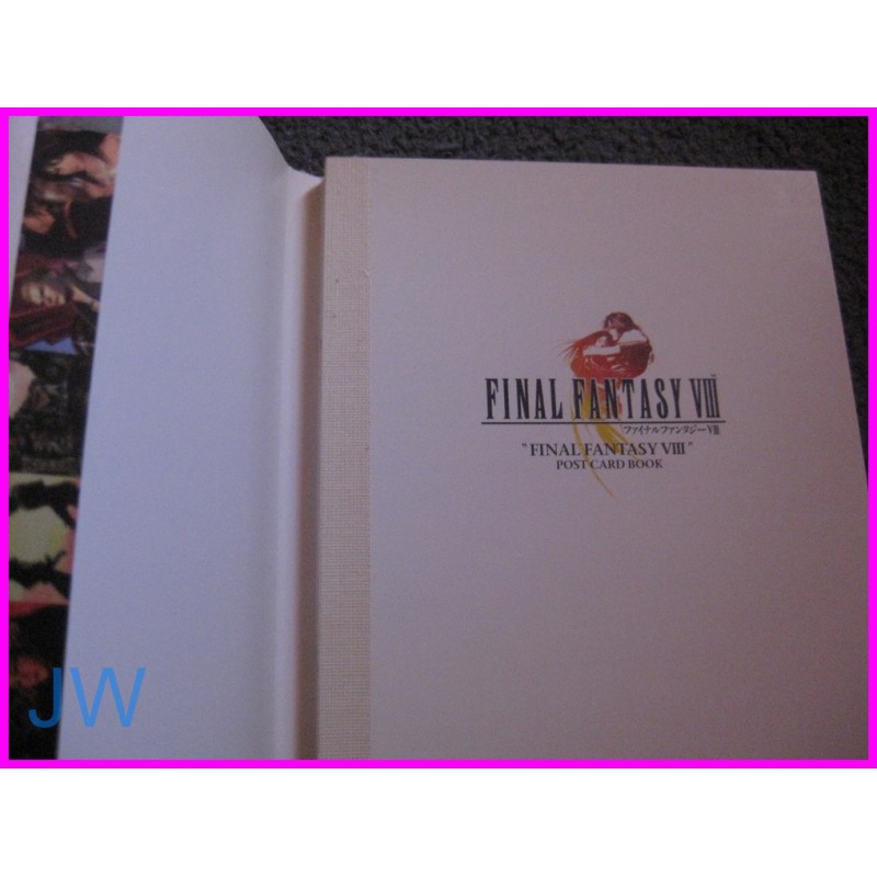 FINAL FANTASY Postcard 6 BOOK art Square FF 7 8 9 X2 Dissidia Advan art book Games