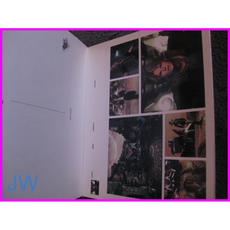 FINAL FANTASY Postcard 6 BOOK art Square FF 7 8 9 X2 Dissidia Advan art book Games