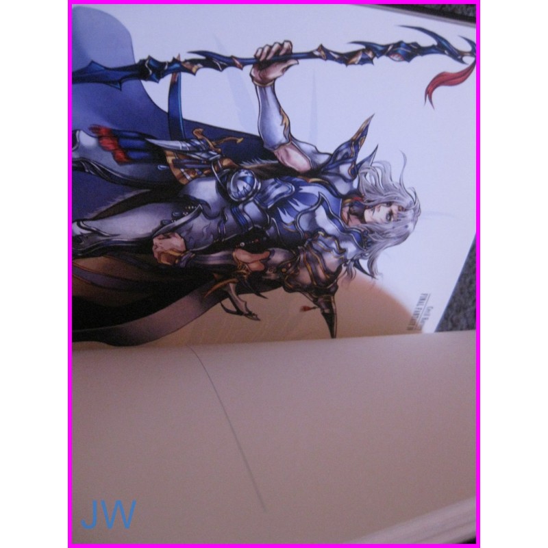 FINAL FANTASY Postcard 6 BOOK art Square FF 7 8 9 X2 Dissidia Advan art book Games