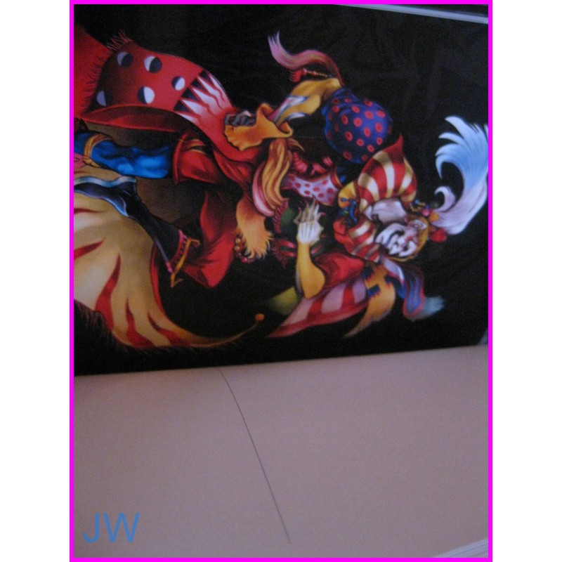 FINAL FANTASY Postcard 6 BOOK art Square FF 7 8 9 X2 Dissidia Advan art book Games