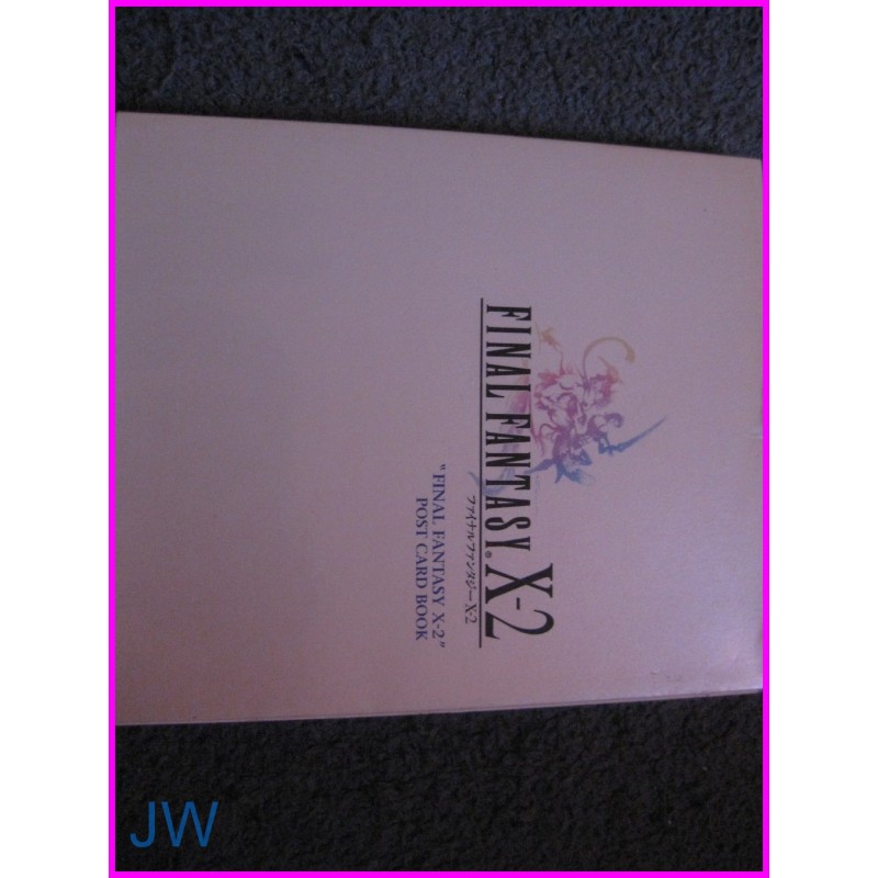 FINAL FANTASY Postcard 6 BOOK art Square FF 7 8 9 X2 Dissidia Advan art book Games