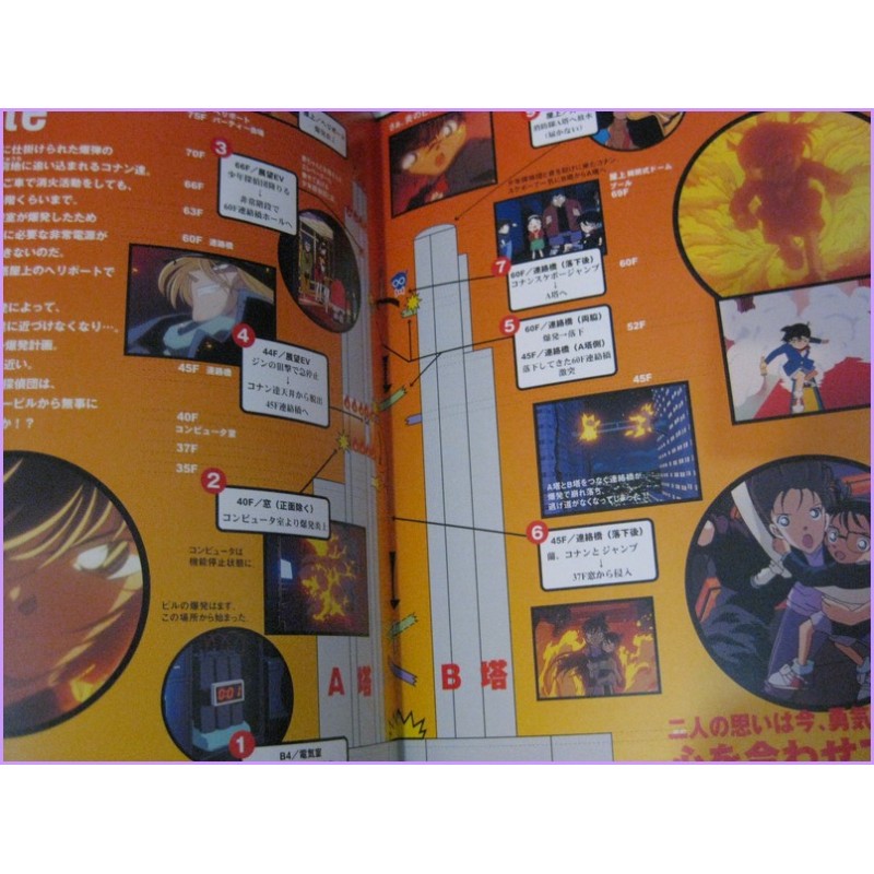 Detective Conan Pamphlet Movie Booklet SET Countdown to Heaven - Phantom of Baker Street 