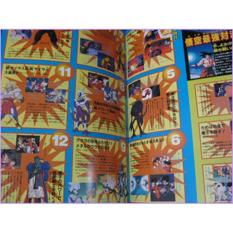 Dragon Ball Z Broly Dr Slump Arale Slam Dunk Pamphlet Anime Movie Booklet TOEI Anime Fair 94 special