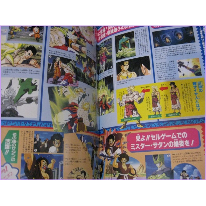 Dragon Ball Z Dr Slump Arale Slam Dunk Pamphlet Anime Movie Booklet TOEI Anime Fair 94 special