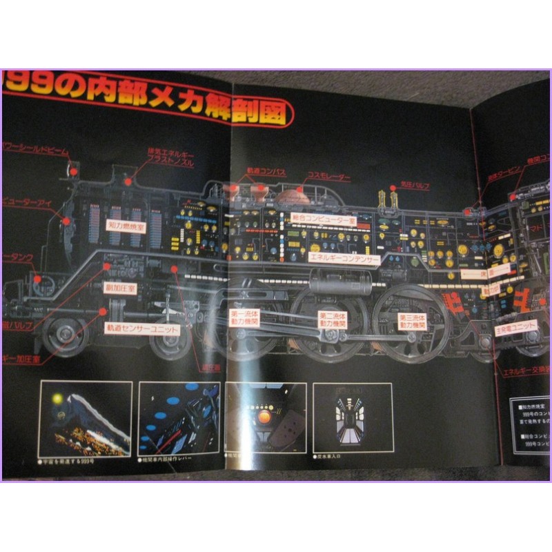 Galaxy Express Pamphlet Anime Sayonara Movie Booklet Matsumoto special